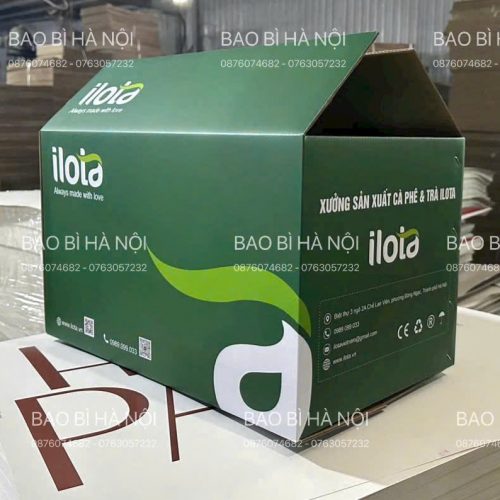 Hộp carton đựng cà phê, trà