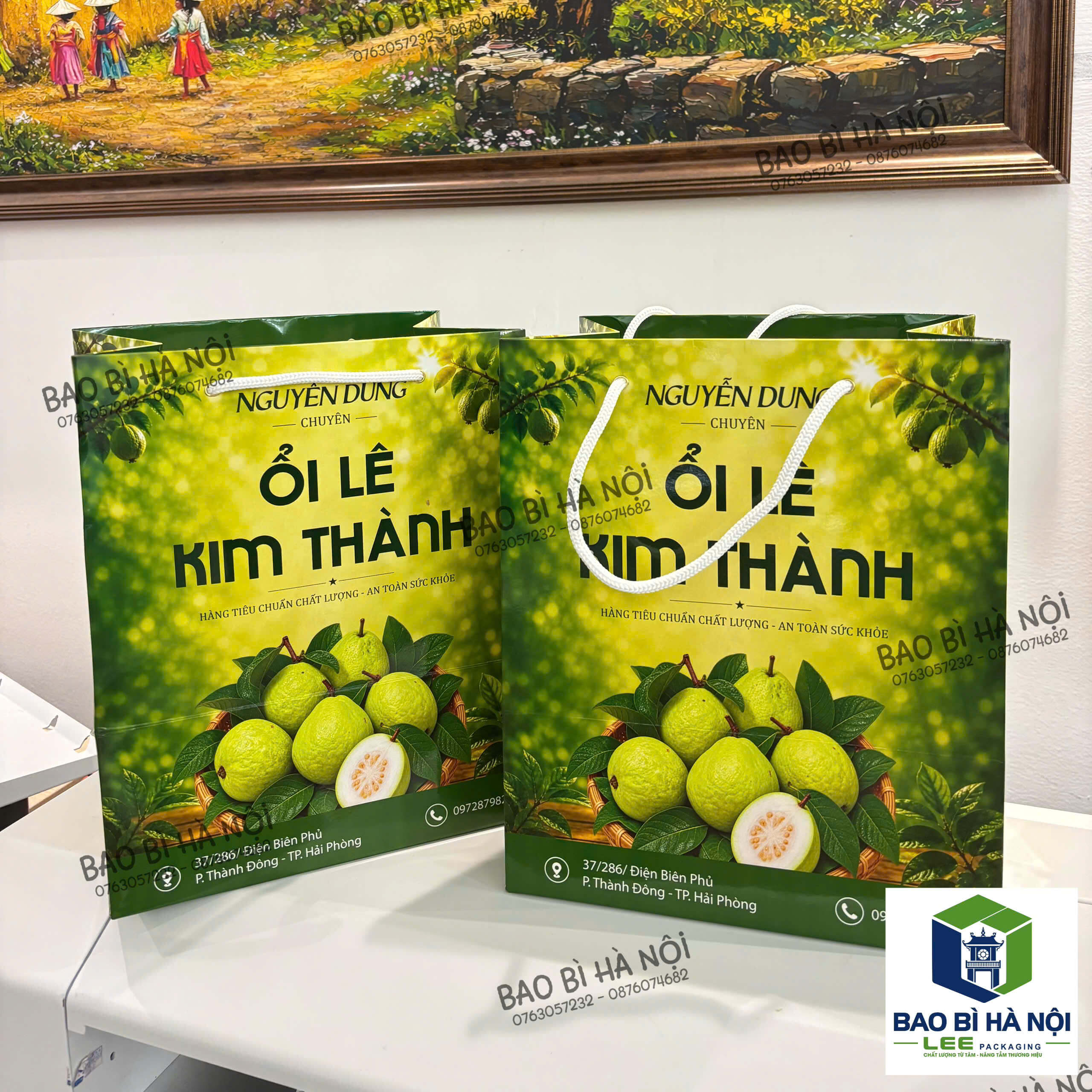 Túi giấy đựng hoa quả