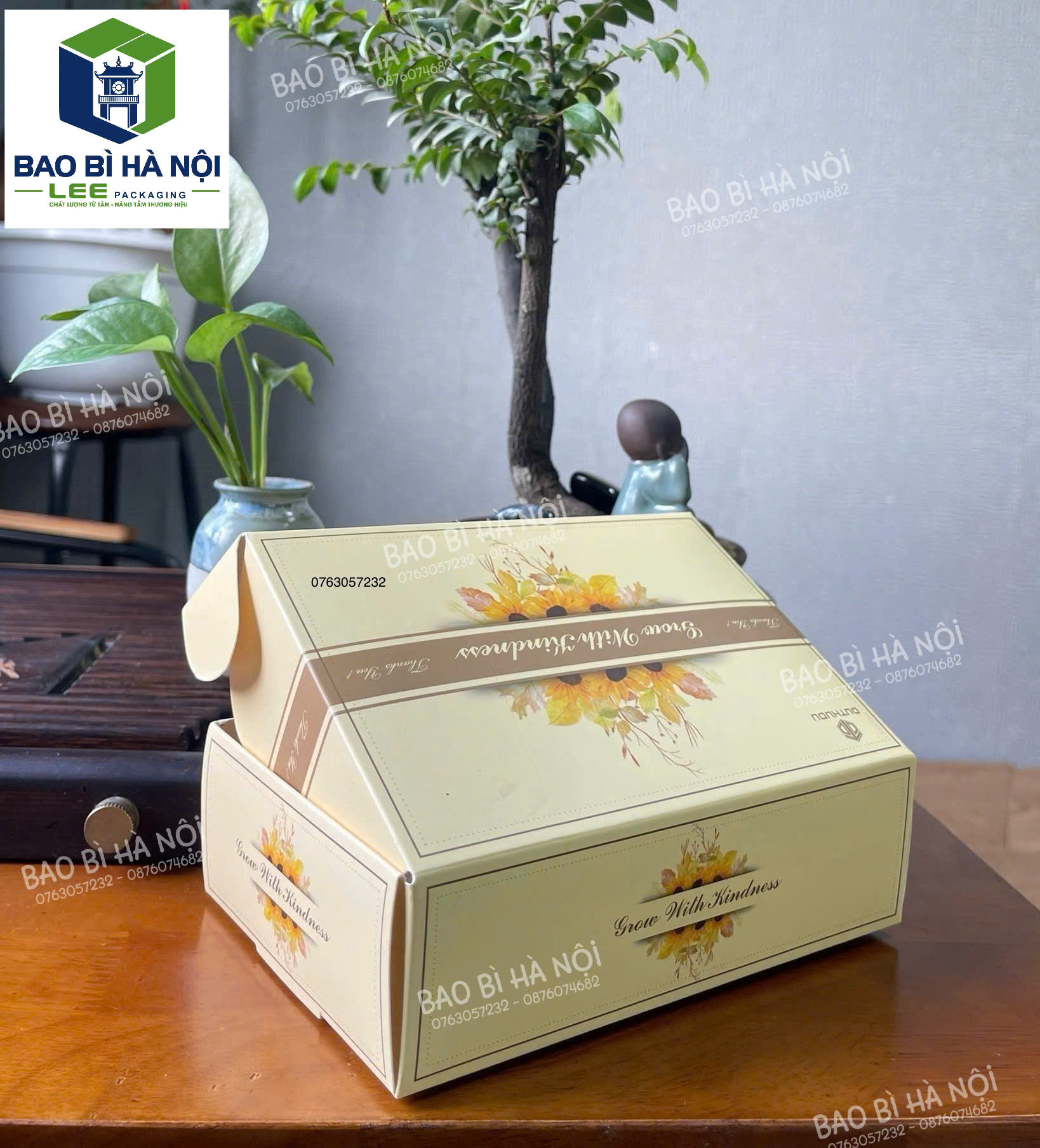 Hộp nắp gập thời trang